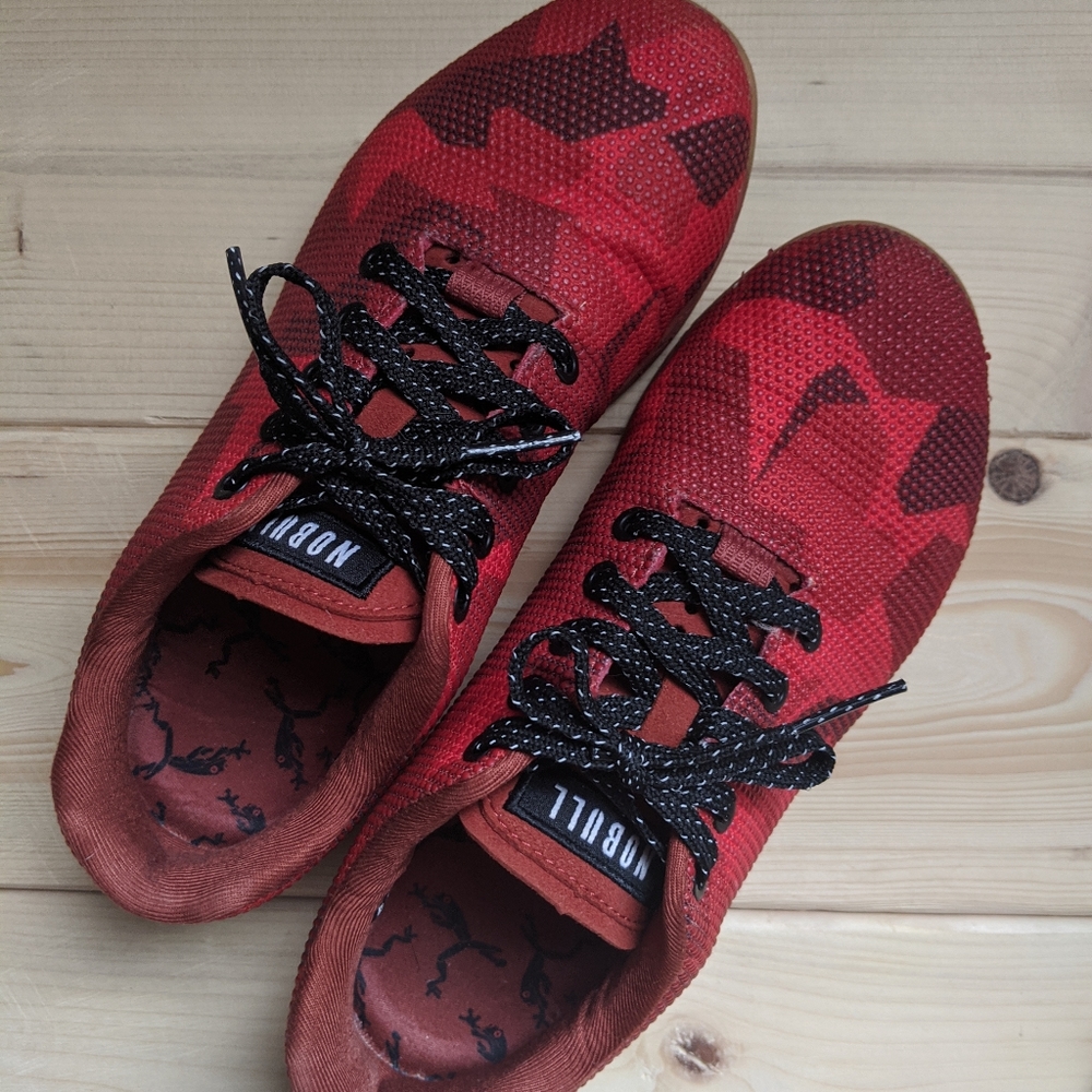 NoBull Project Fire Camo Trainers